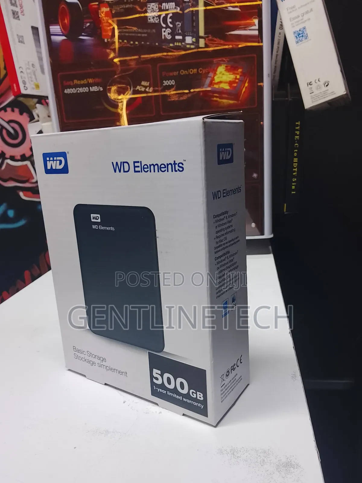 Wd Elements 500gb Usb Hard Disk Drive – Affordable Storage