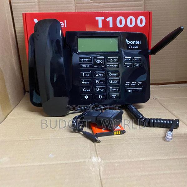 Bontel T1000 GSM Business Telephone – Dual Sim Desk Phone With Clear A