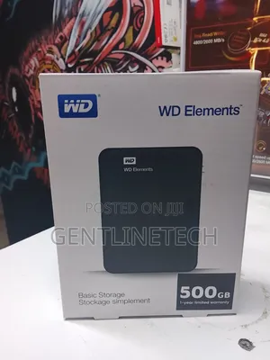 Wd Elements 500gb External Laptop HDD – Portable Storage Solution
