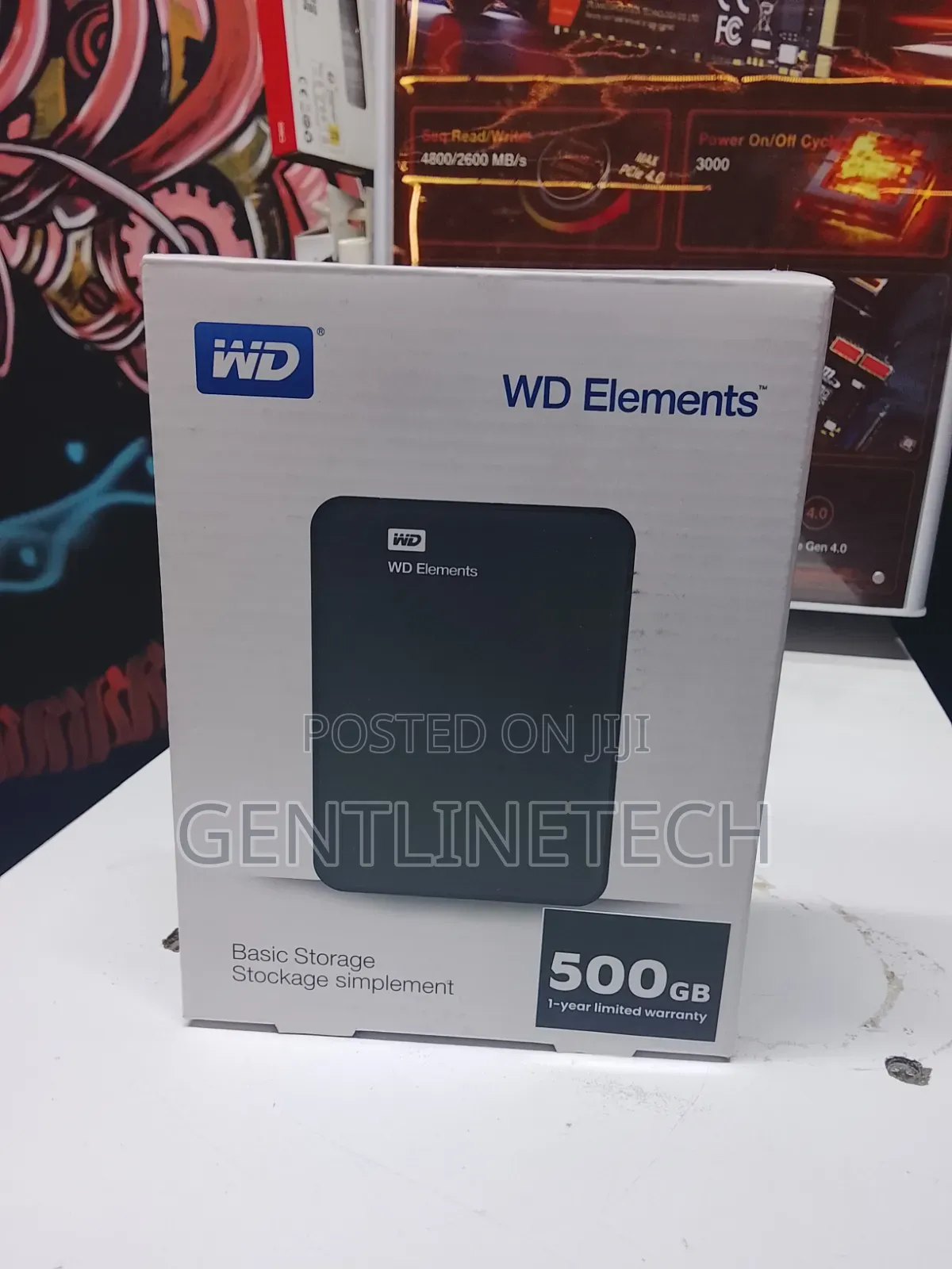 Wd Elements 500gb External Laptop HDD – Portable Storage Solution