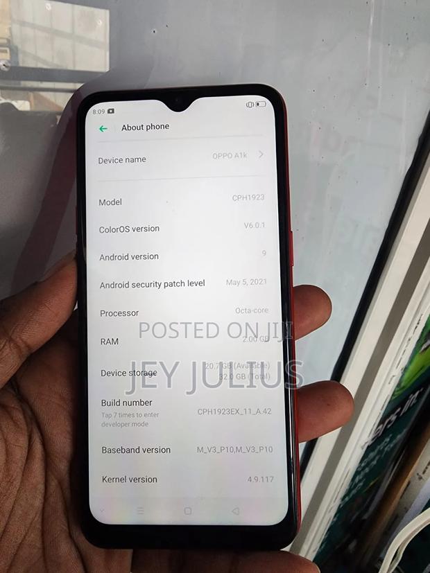 Oppo A1k 32 GB Red - thumbnail 3