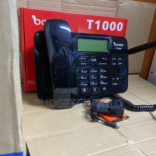 Bontel T1000 Home Office GSM Telephone – Dual Sim Wireless Connectivi