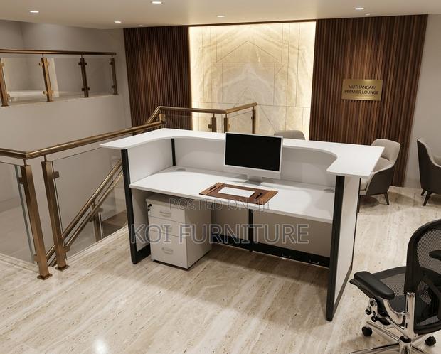Office Desk : G12 Modern Dual-Tone Reception Desk - thumbnail 2