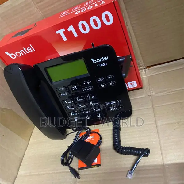 Bontel T1000 GSM Dual Sim Desktop Phone – Reliable Wireless Telephone