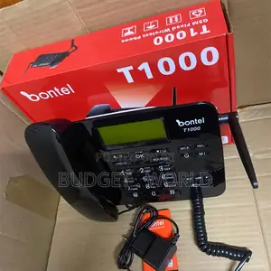 Bontel T1000 Wireless GSM Telephone – Dual Sim Desktop Calling Solutio