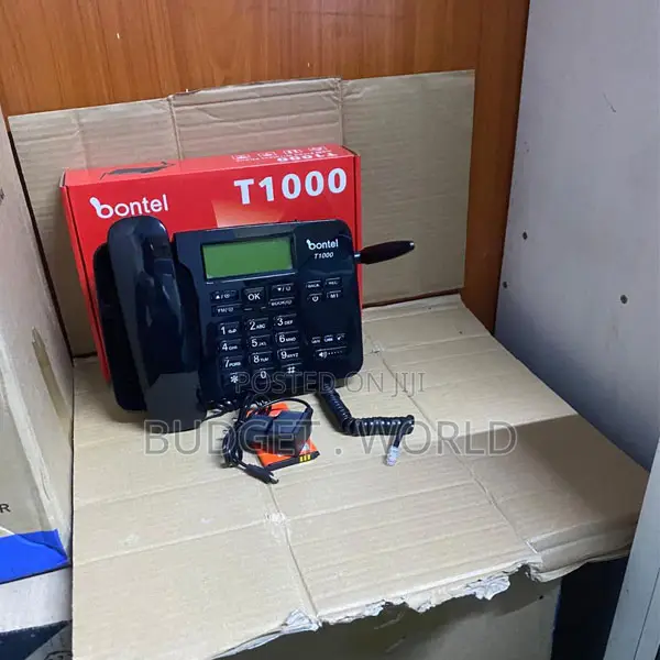 . Bontel T1000 Business GSM Telephone – Wireless Dual Network Desk Pho