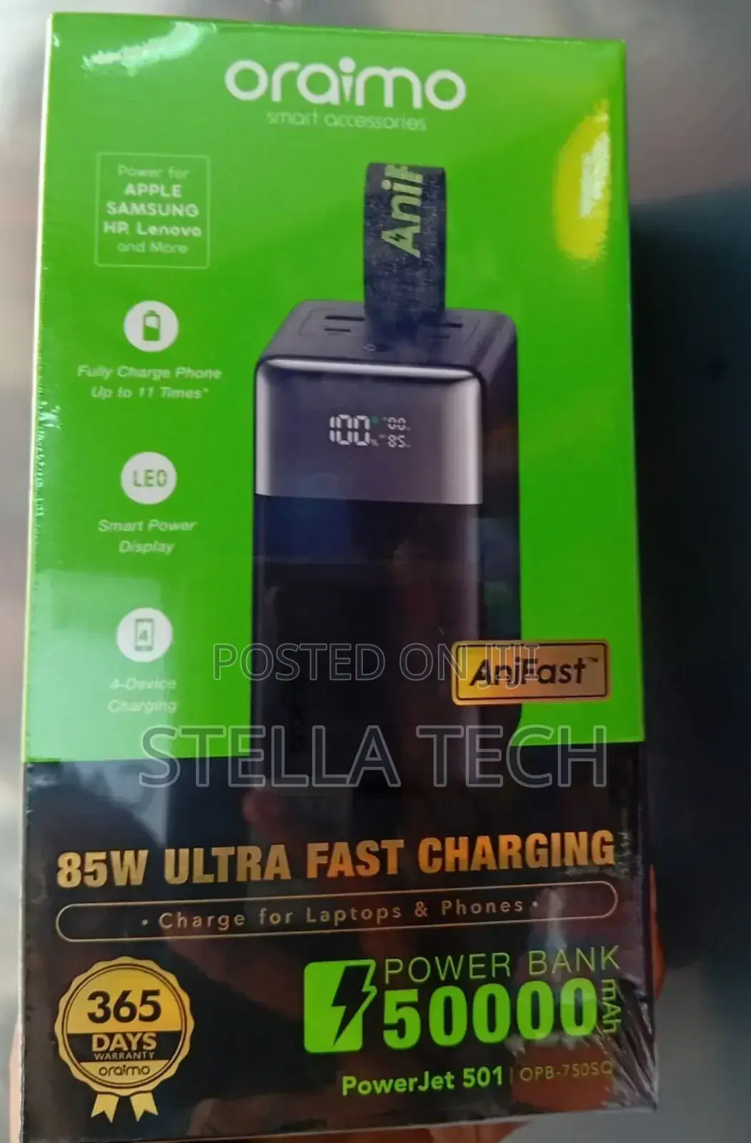 Original Oraimo Power Bank 50000