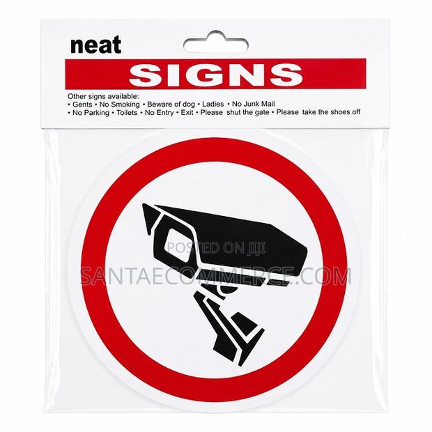 CCTV Surveillance Warning Sign Sticker