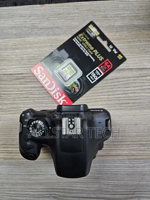 Canon 1300d Body + 64gb Card + Battery and Strap.