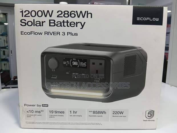 Ecoflow River 3 Plus Portable Power Station | 600w 268wh