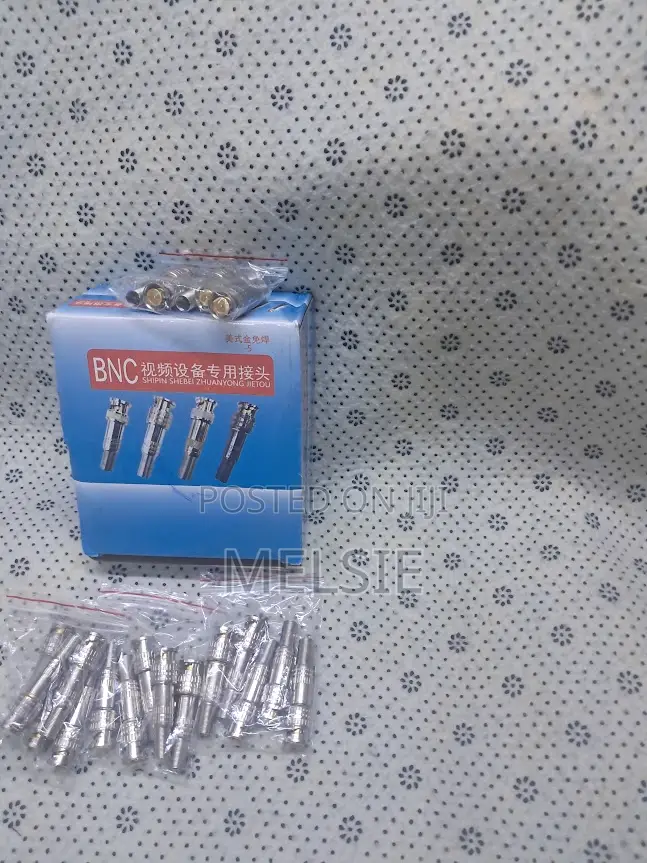 Professional BNC Male Connector for CCTV Cameras