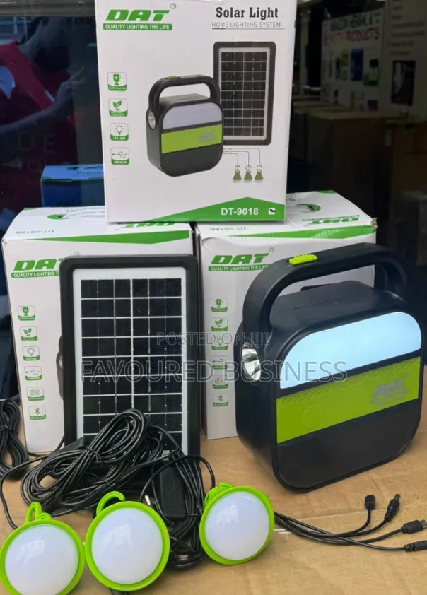 Good Quality Dat Solar Light 9015b/3 Bulbs Solar Light Available