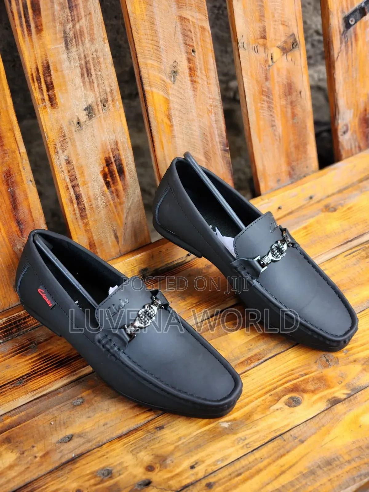 Leather Clarks Loafers