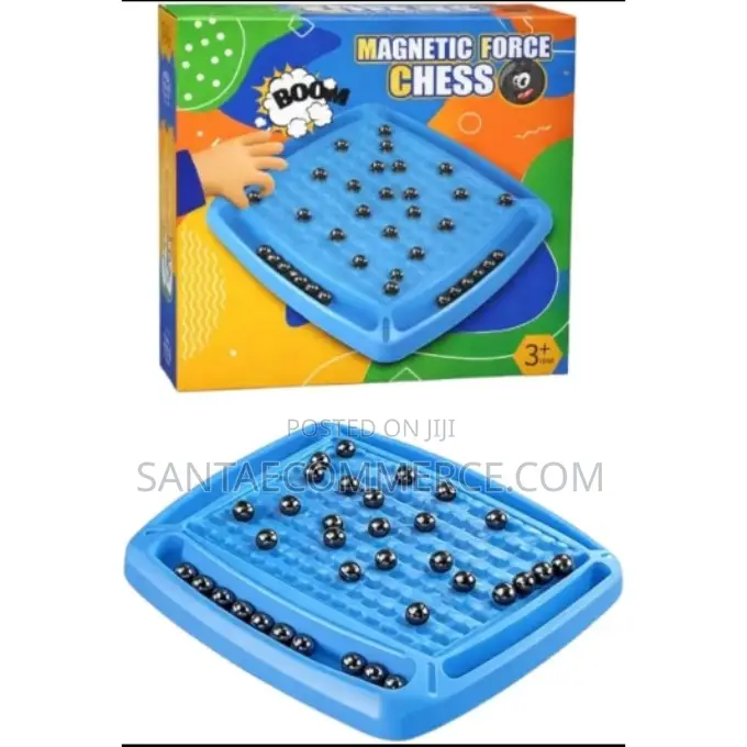 Magnetic Force Chess Board Game ,Magnetic Marble Challenge