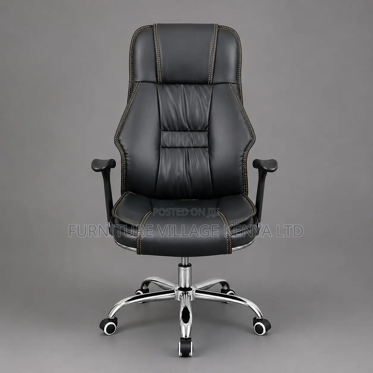Leather Swivel Executive Office Chair.