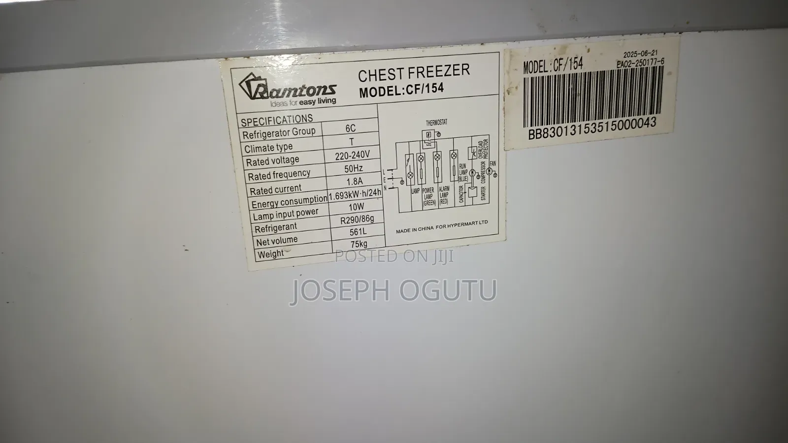 Freezers and Refrigerator