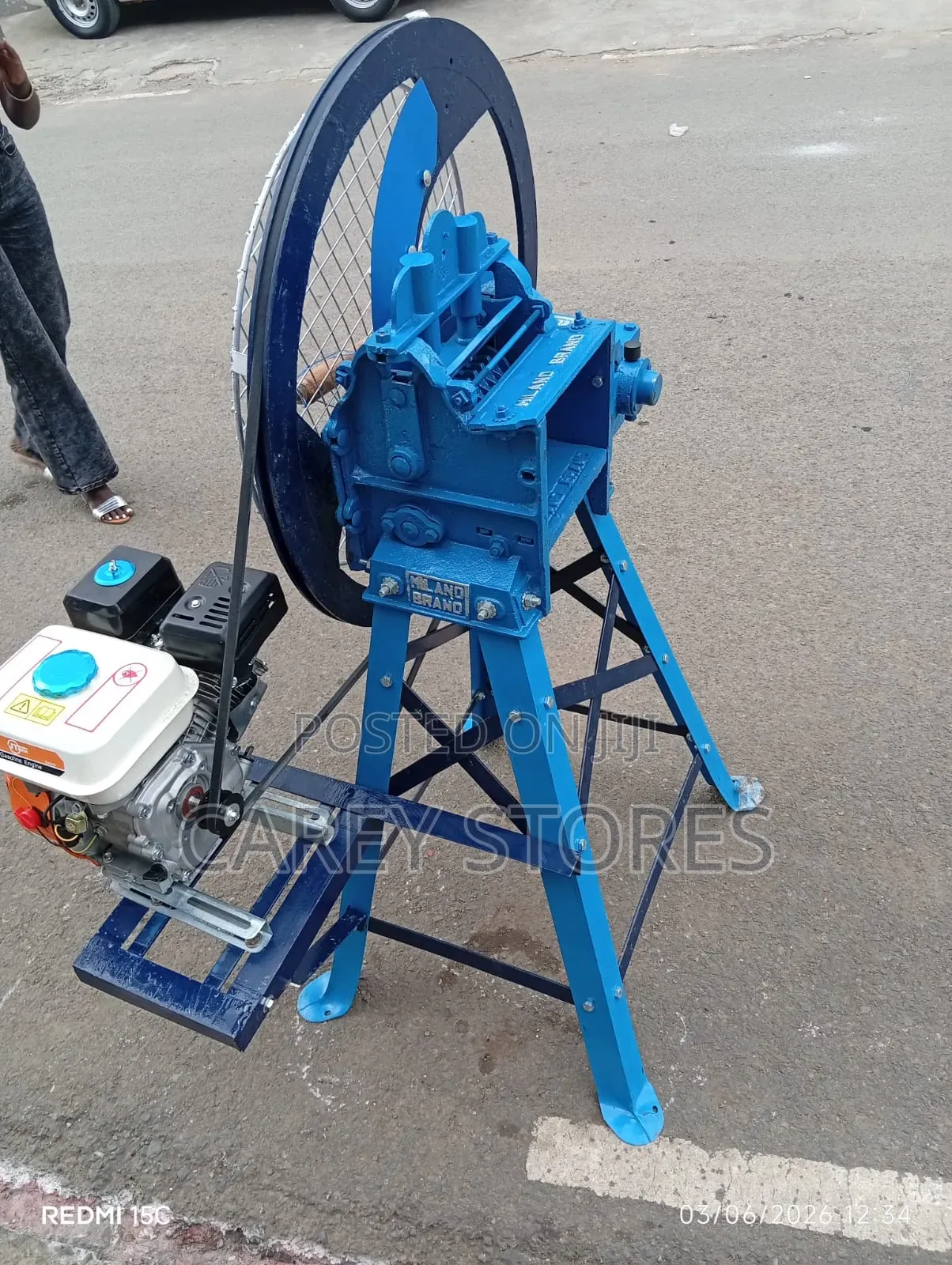 3 Blade Gasoline Chaff Cutter