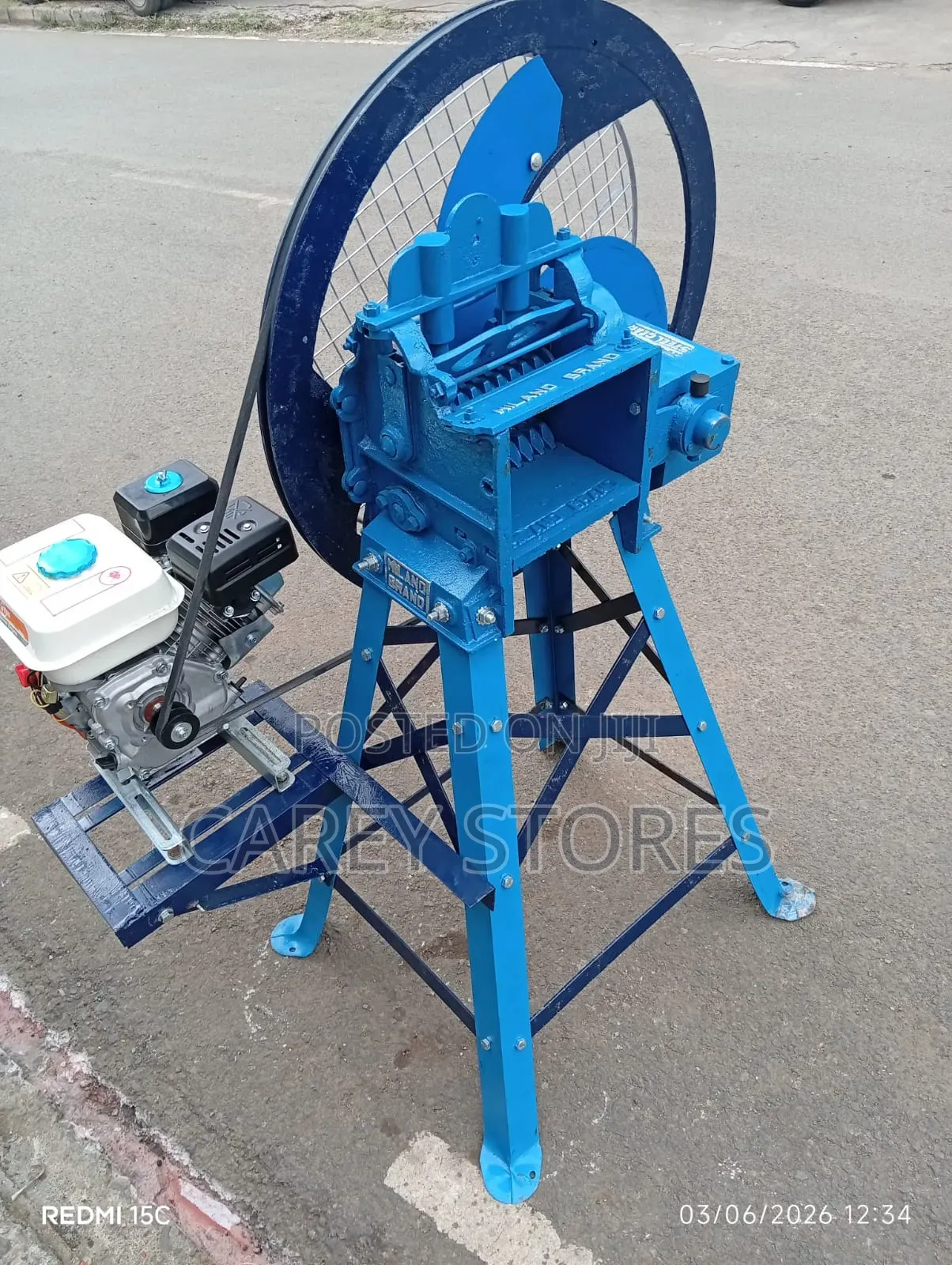 3 Blade Gasoline Chaff Cutter