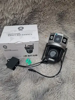 Dual Lens Wifi PTZ Outdoor Camera With Lan Port