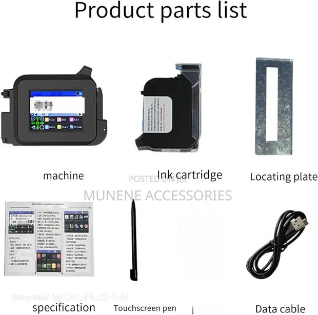 Mini Handheld Inkjet Printer Printer Production Date Qr Code 12.7mm, - thumbnail 3