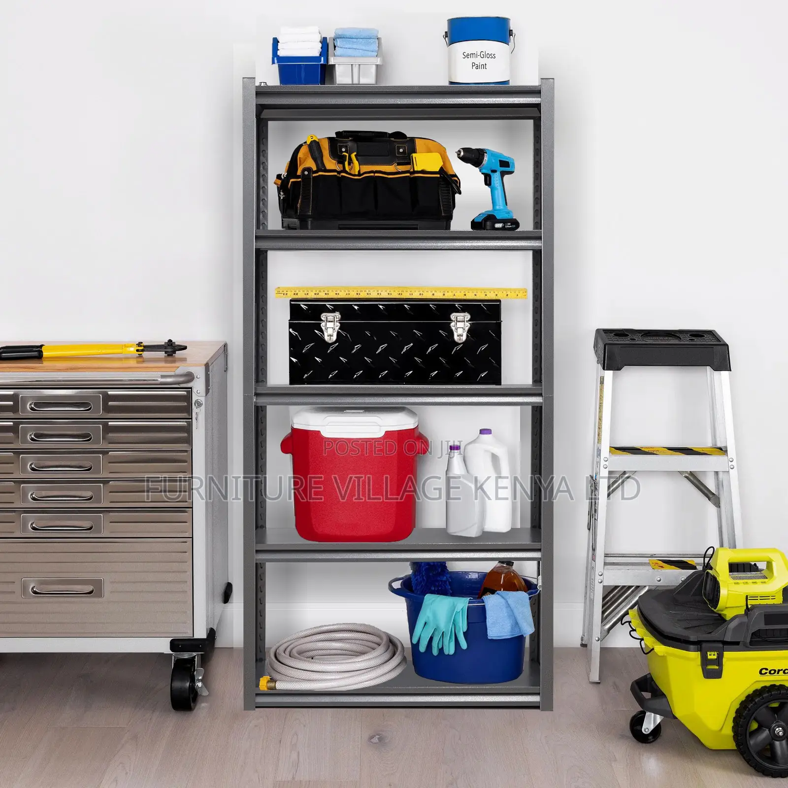 Adjustable Metallic Office Shelving Rack
