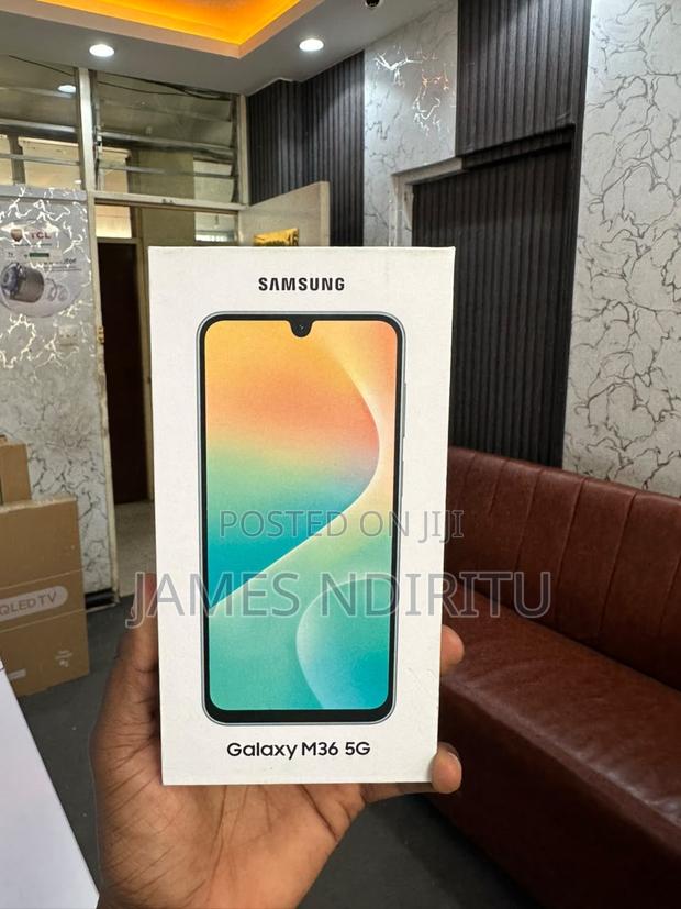 New Samsung Galaxy M36 5G 128 GB Gray