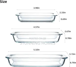 3 Baking/ Serving Trays