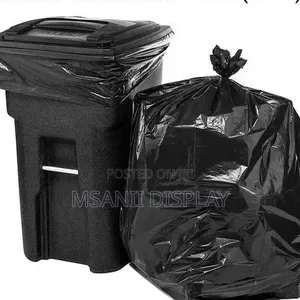 50pcs Black Large Garbage Bag
