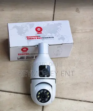 V380 Pro 2.0mp Wireless Bulb Camera With Motion Detection Alerts