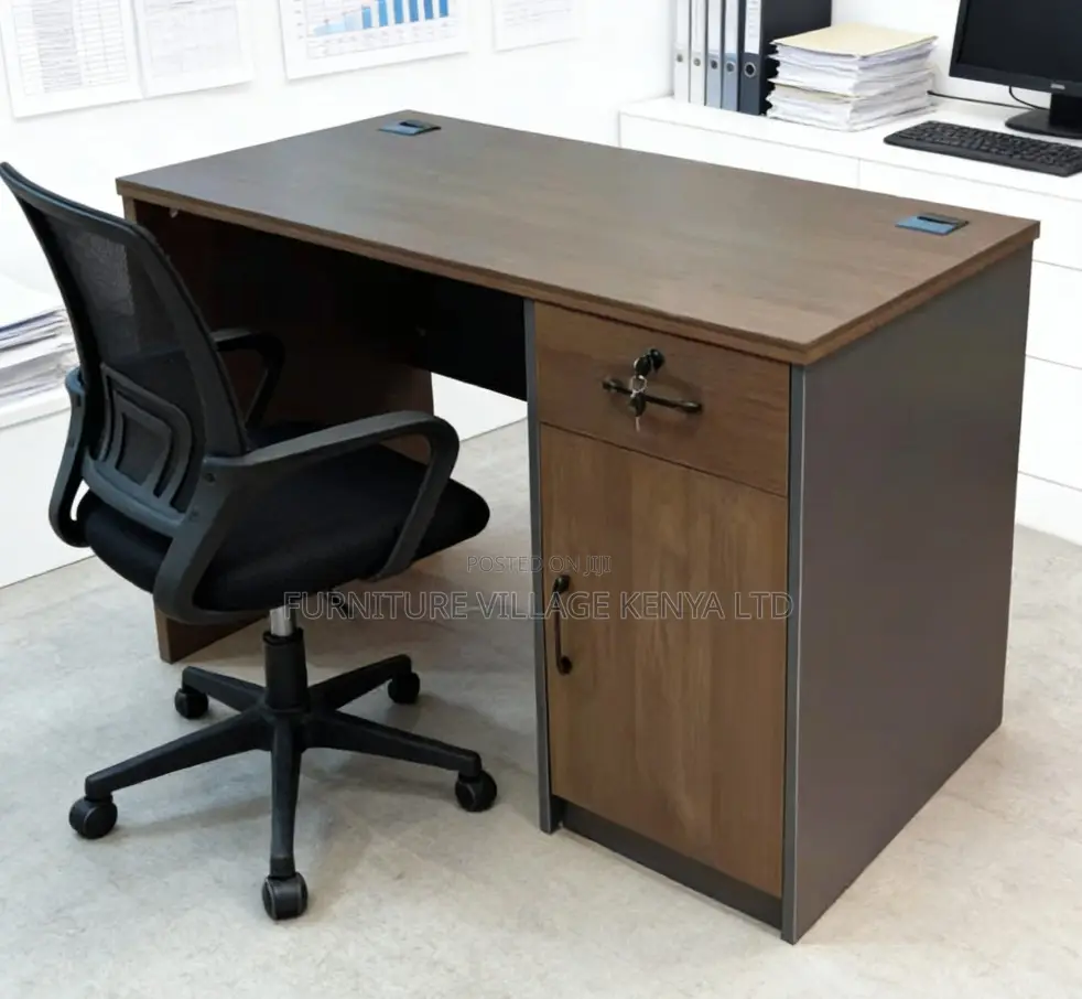 1.2m Office Desk With Drawers