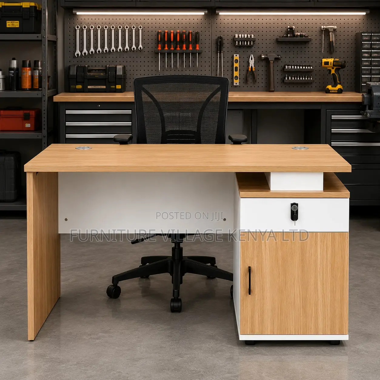 1.2m Office Desk With Drawers