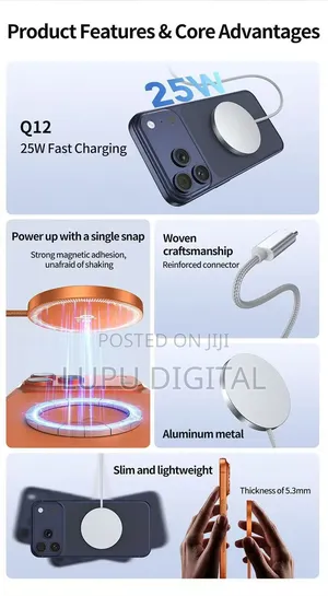 Qi2 Magnetic Phone Charger (25w Fast Charger)