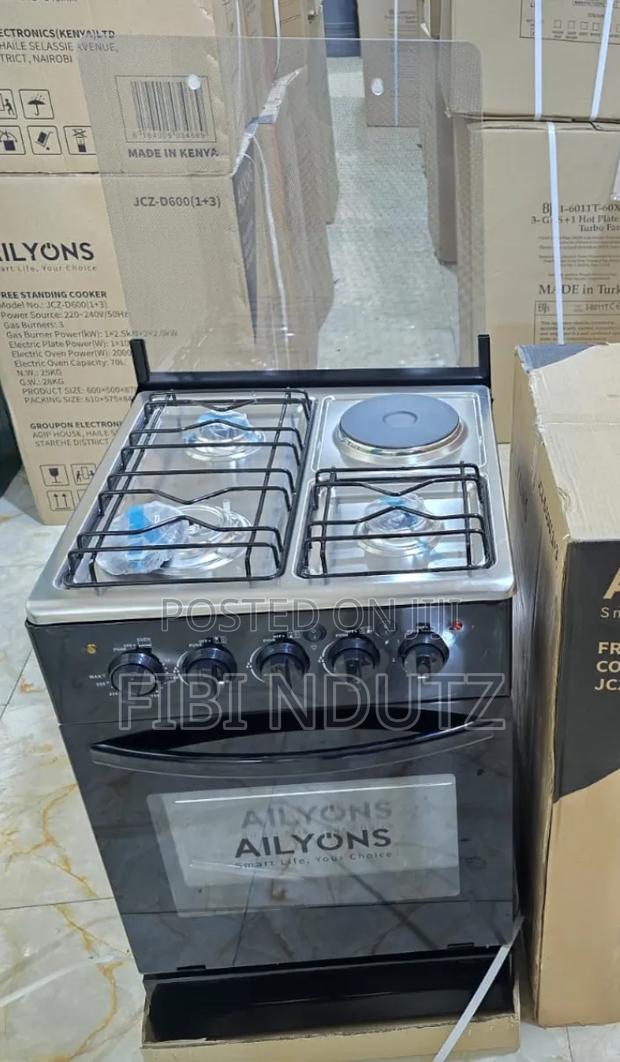 Brand New Ailyons 3+1 Cooker 60 by 60
Electric Oven
/Aliyons Cooker