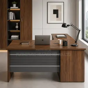 Executive Curved Office Desk.