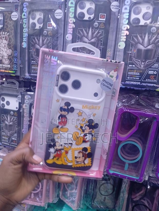 iPhone 17 Pro Max Graphic Poses of Mickey Mouse and Pluto Case - thumbnail 2