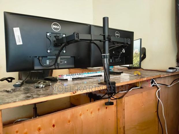 Monitor With Double Arm - main view