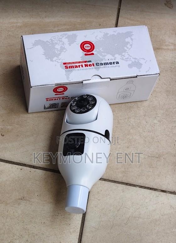 Smart Home Dual Lens Wifi Security Bulb Camera With Motion Detection
