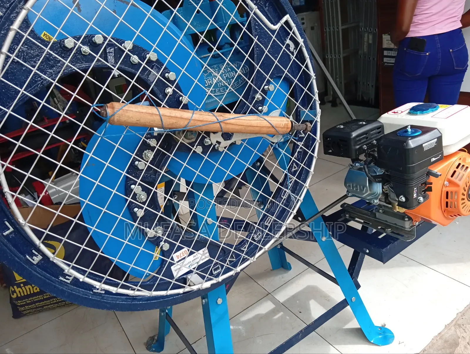 Steel Gear Brand Chaff Cutter