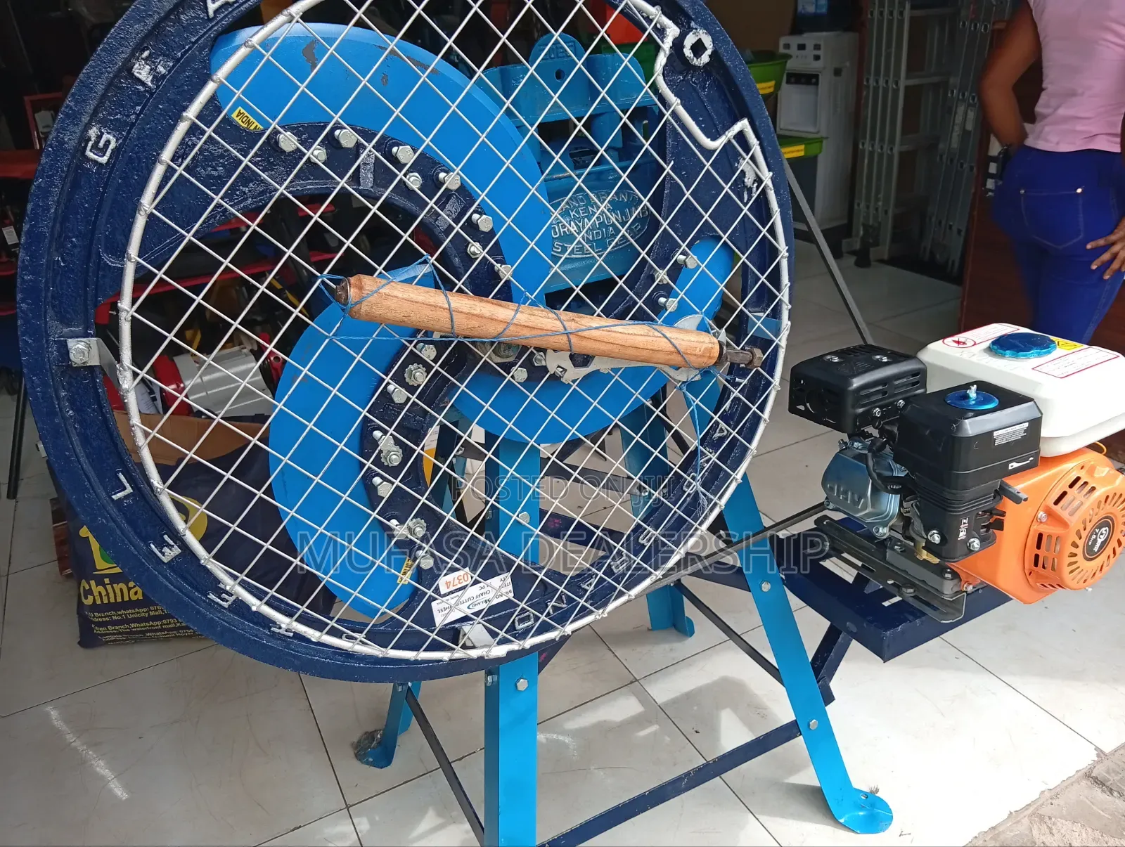 Steel Gear Brand Chaff Cutter
