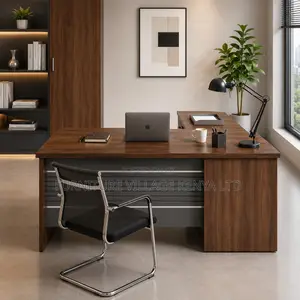 Executive Curved Office Desk.