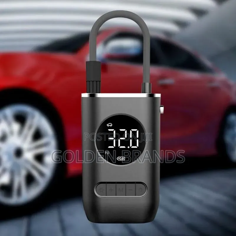 Car Tire Electric Air Pump Digital Display Self-Propelled
