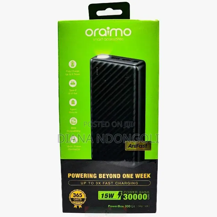 30000mah Oraimo