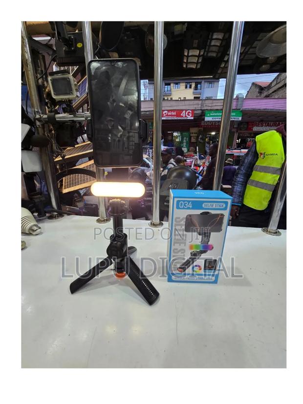 Q34 Phone Gimbal (Phone Stabilizer)+ Selfie Stick - thumbnail 2