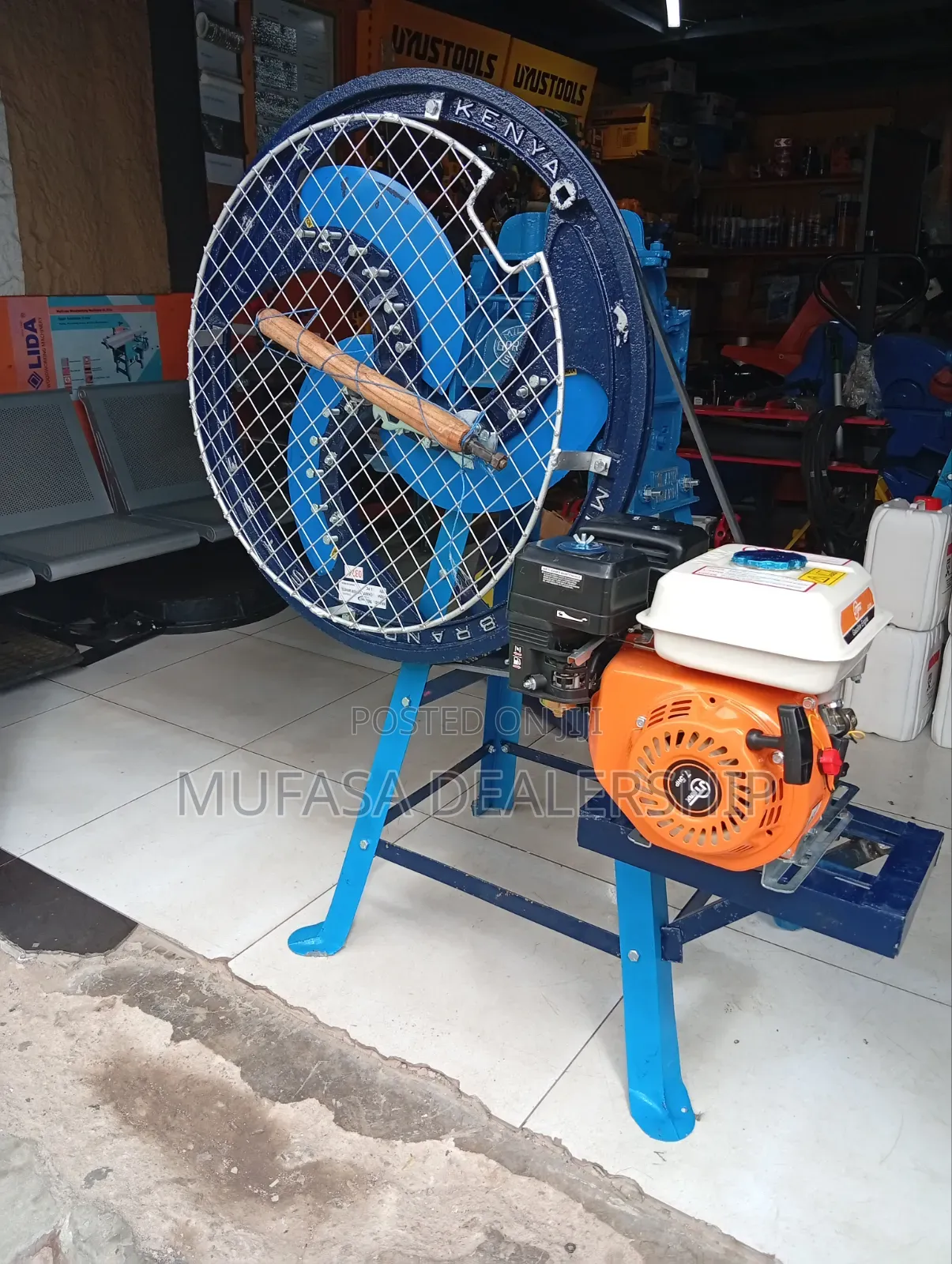 3blade Rotating Wheel Chaff Cutter