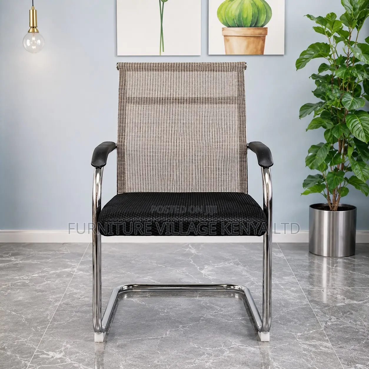 Guest Mesh Reception Chair