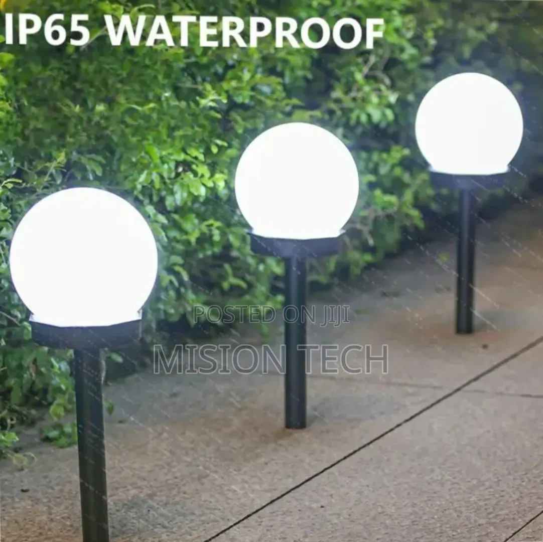 *3pcs Waterproof Led Ball Light Lamp Solar Power Outdoor Garden Path*