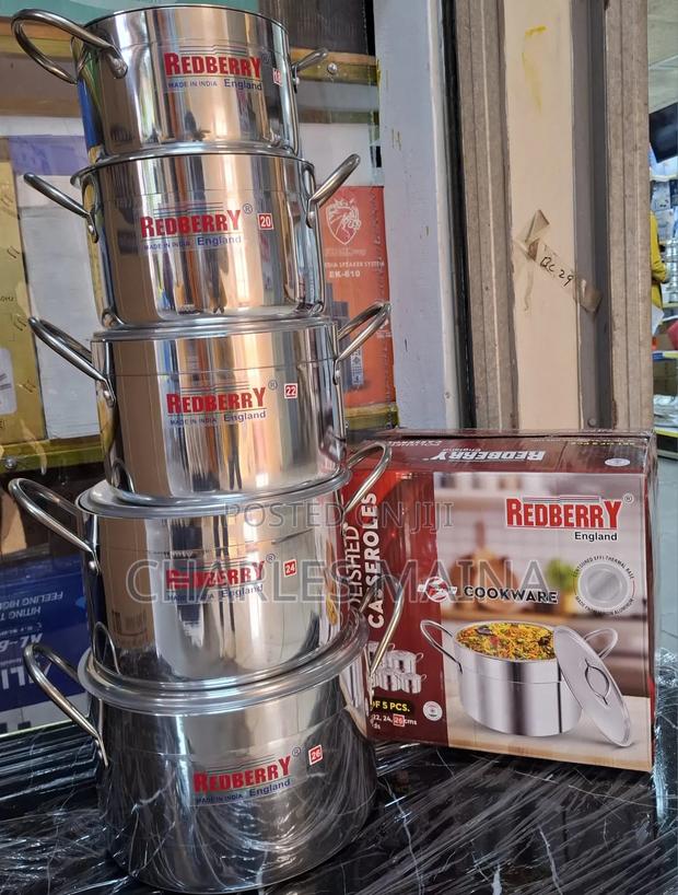 Redberry Polished Cookware Set
