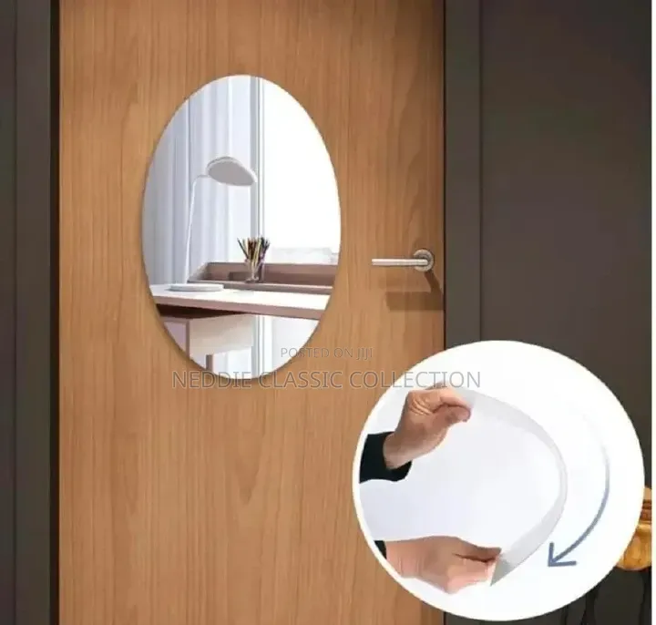 Foldable Mirror Sticker. Self Adhesive You Just Pill and Stick