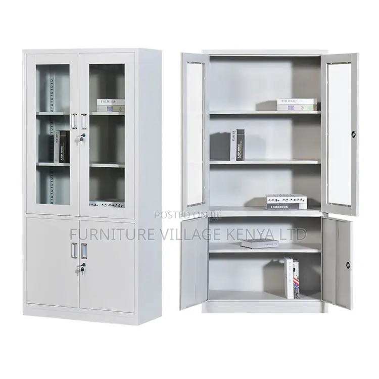 Half Glass Filling Office Cabinet