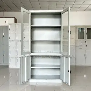 Half Glass Filling Office Cabinet